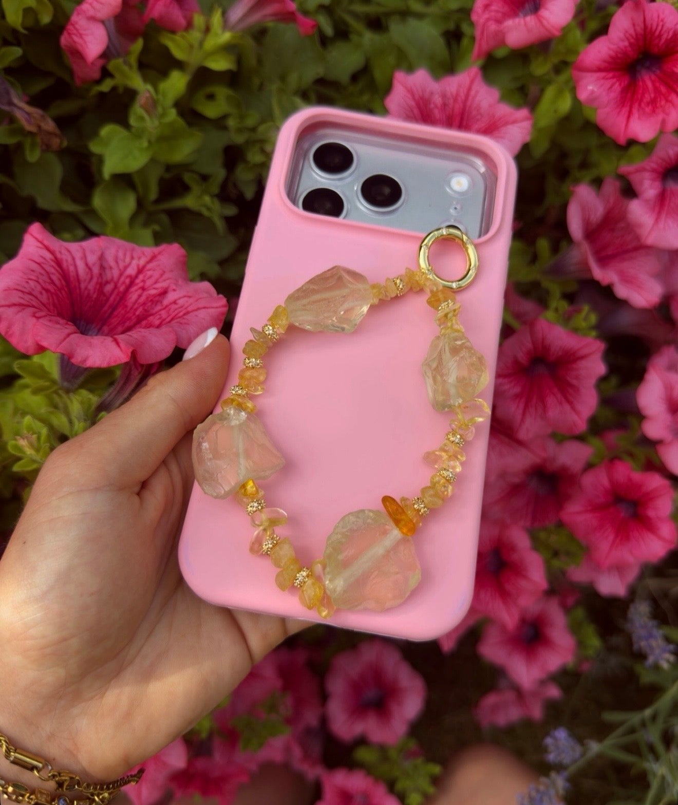 Crystal Phone wristlet