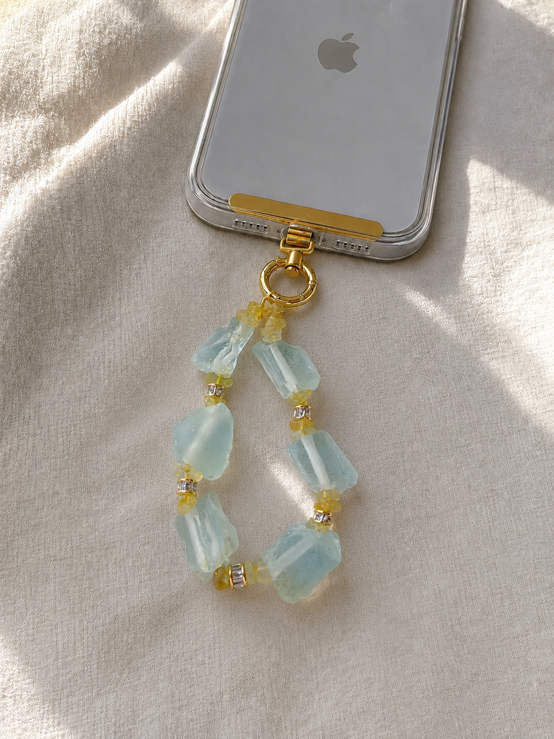 Sea Glass Bloom wristlet