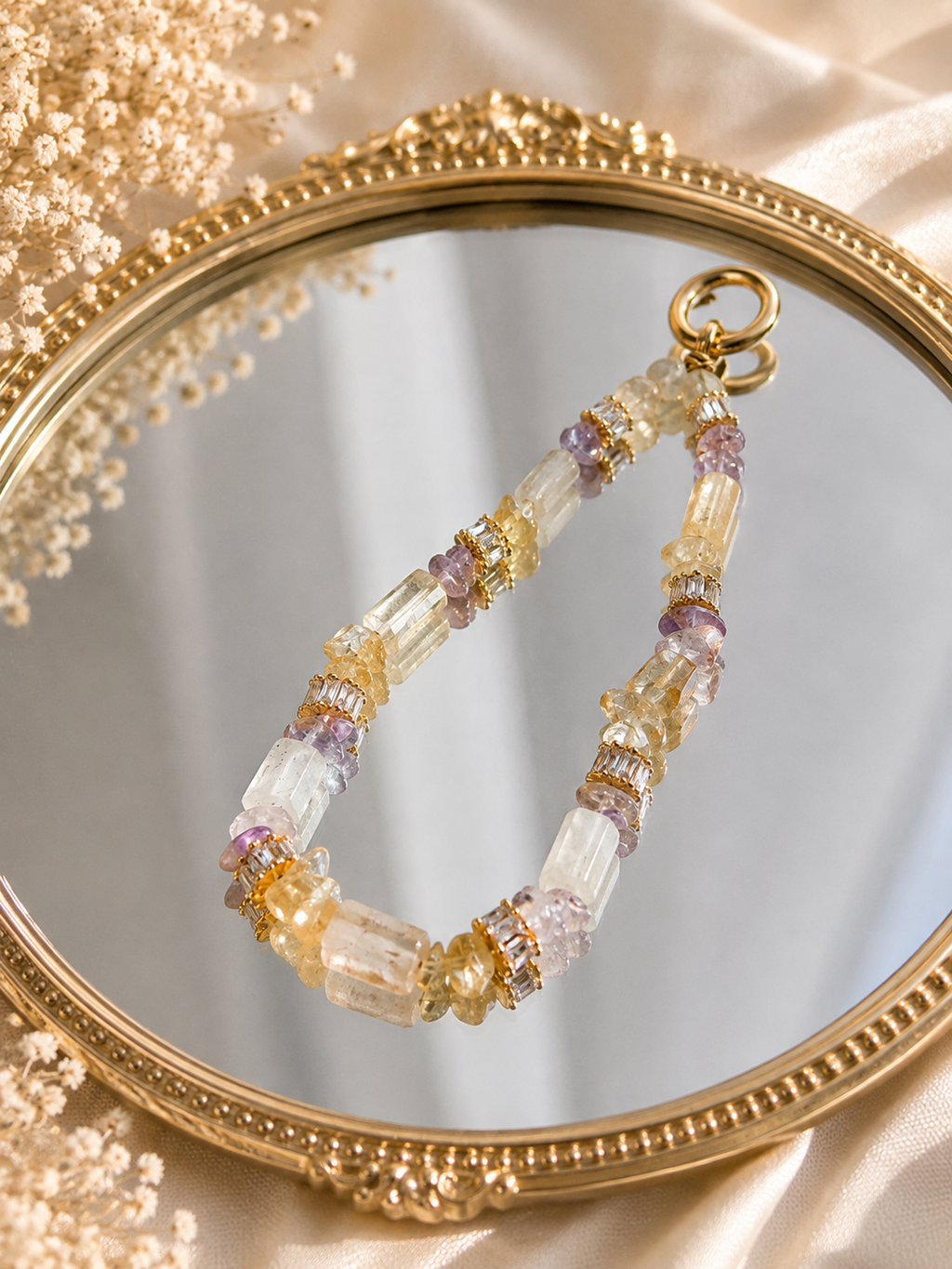 Golden Manifest Dainty Wristlet (abundance & peace)