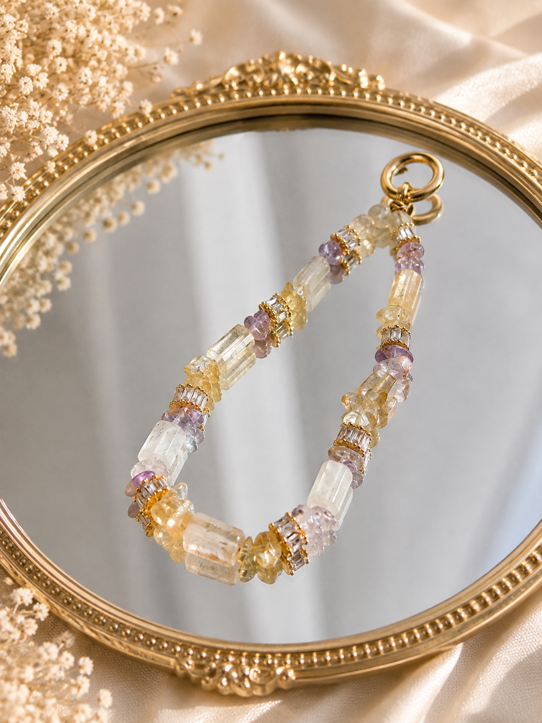 Golden Manifest Dainty Wristlet (abundance & peace)